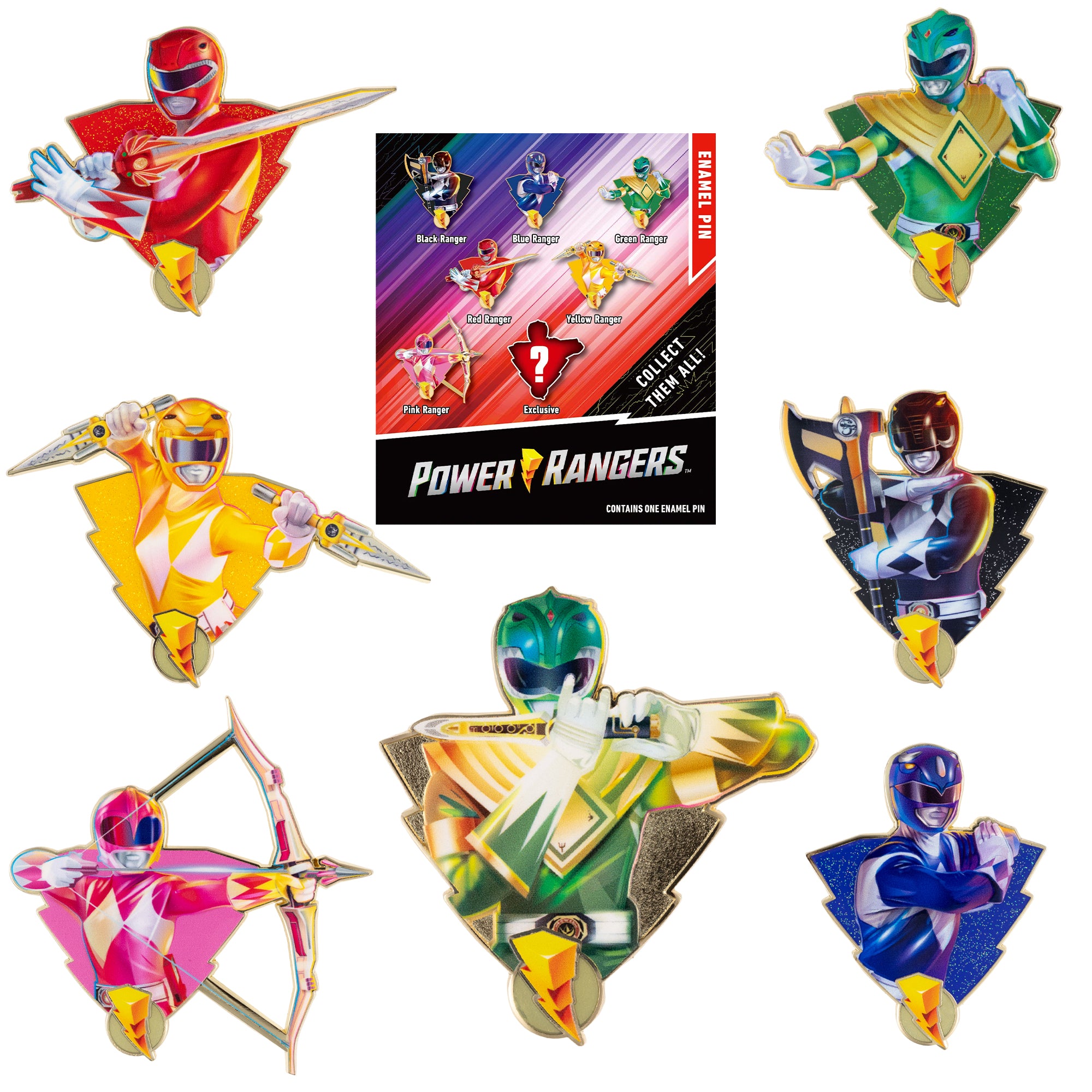 Power Rangers Mystery Jumbo Mystery Collectible Pin
