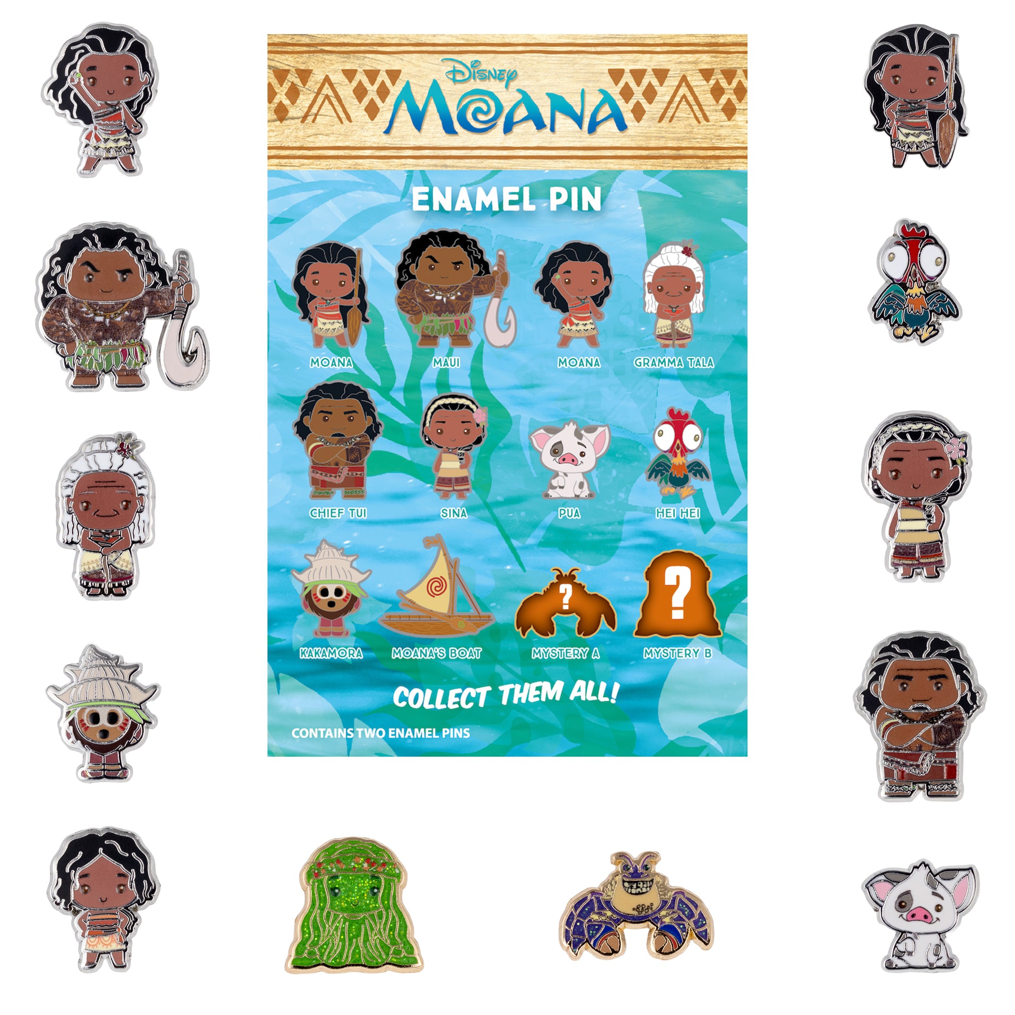 Disney Moana Micro Mystery Collectible Trading Pin