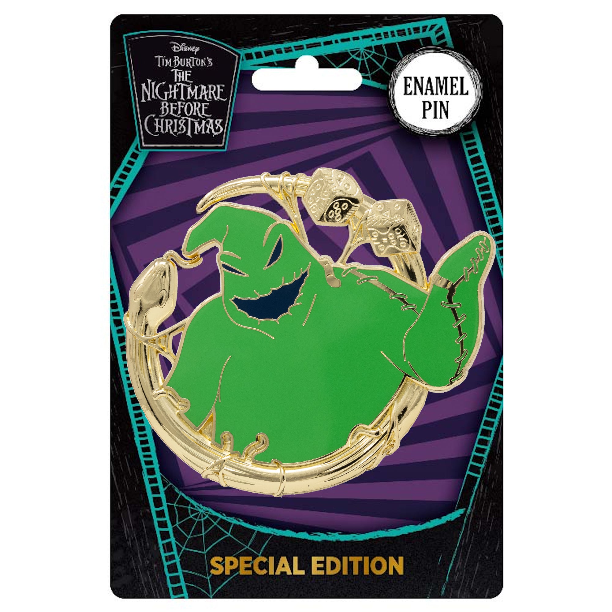 Disney Gold Series Nightmare Before Christmas Oogie Boogie Jumbo Collectible Pin