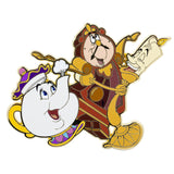 Disney Beauty and the Beast Sidekicks Jumbo Collectible Trading Pin