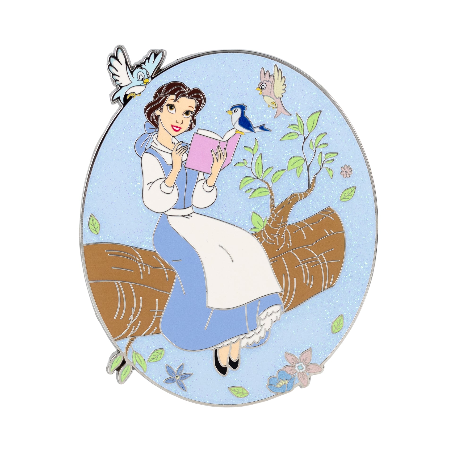 Disney Beauty and the Beast Provincial Belle Storybook Jumbo Collectible Pins