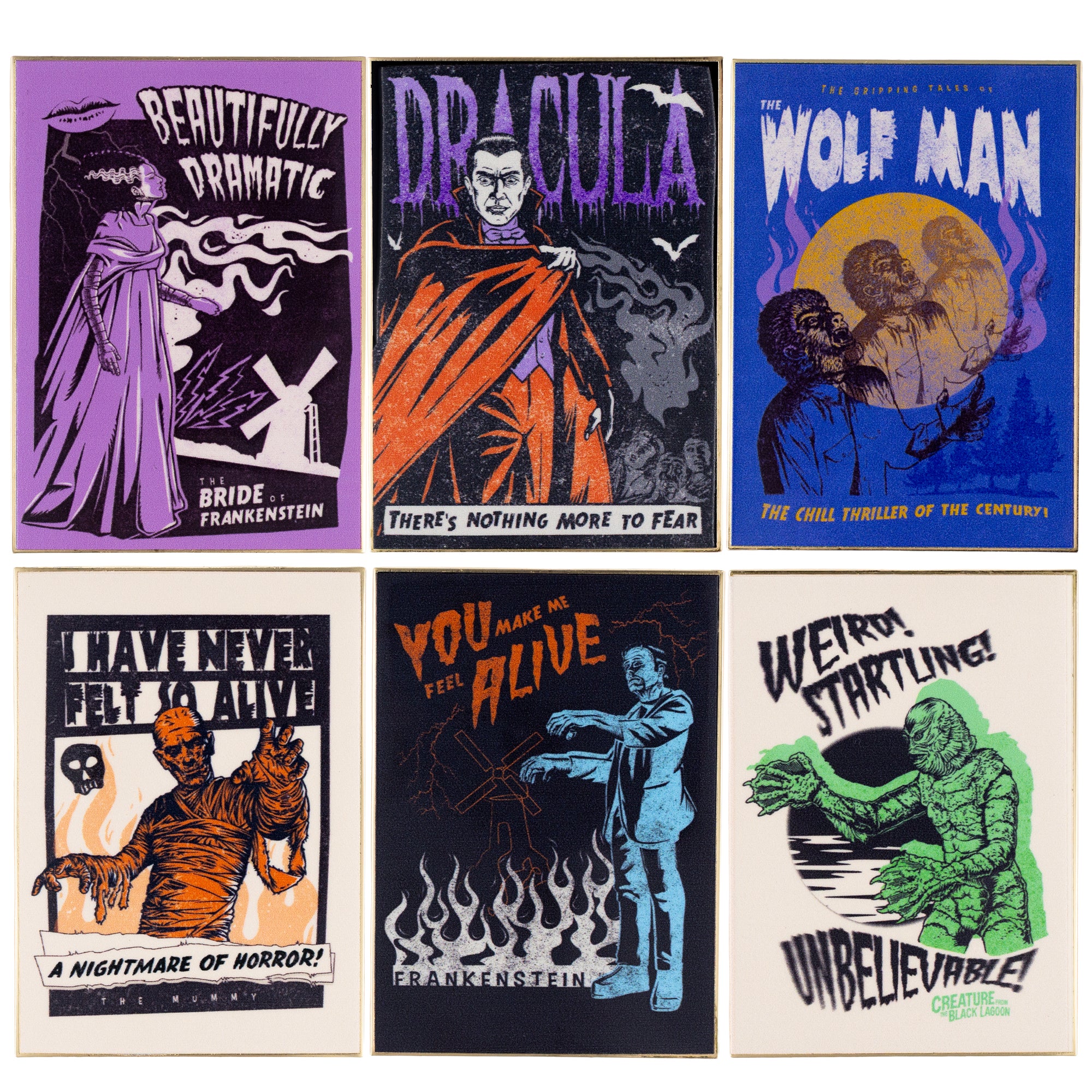 Universal Studios Classic Monsters Posters Jumbo Mystery Collectible Trading Pin