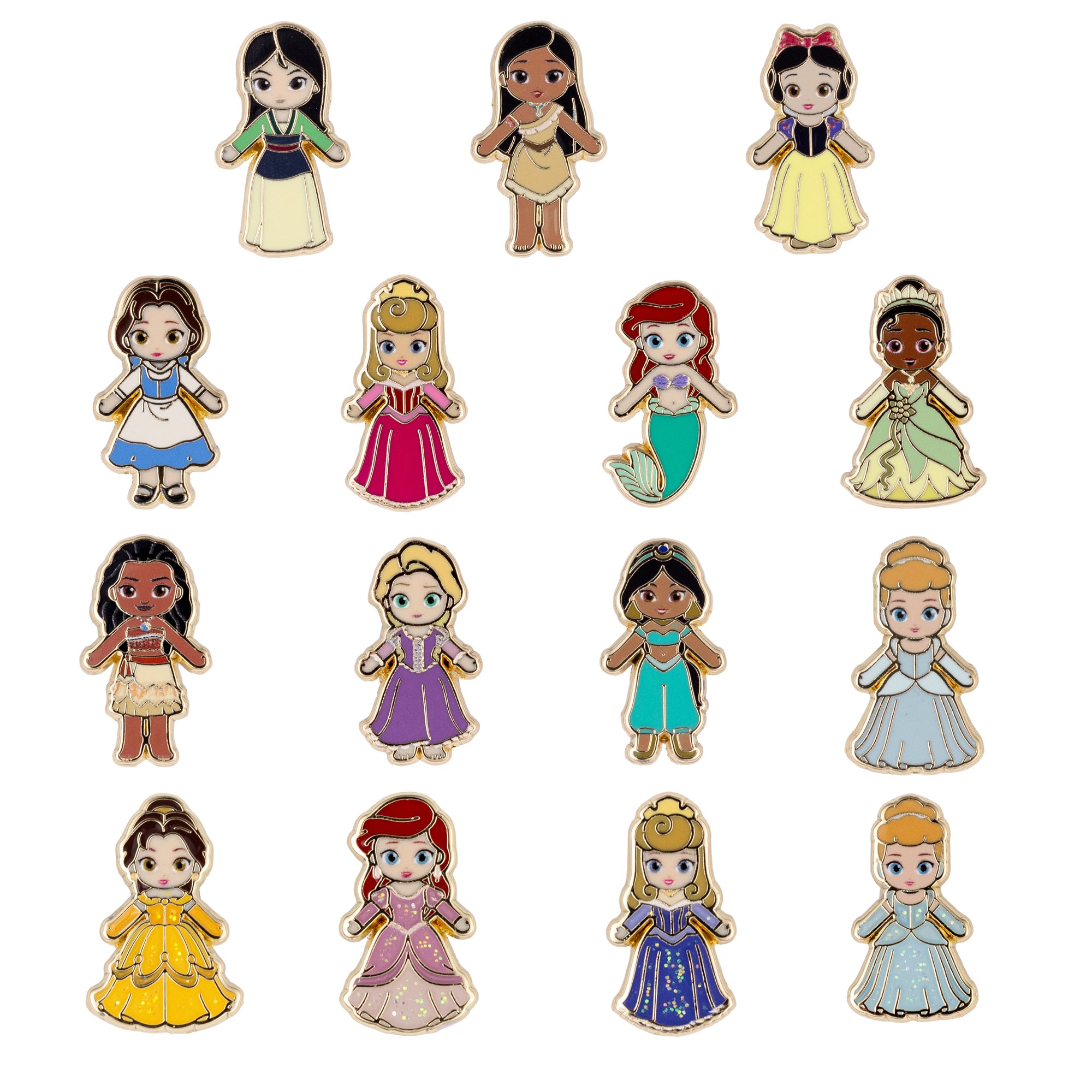 Disney Princess Dolls Micro Mystery Collectible Trading Pin