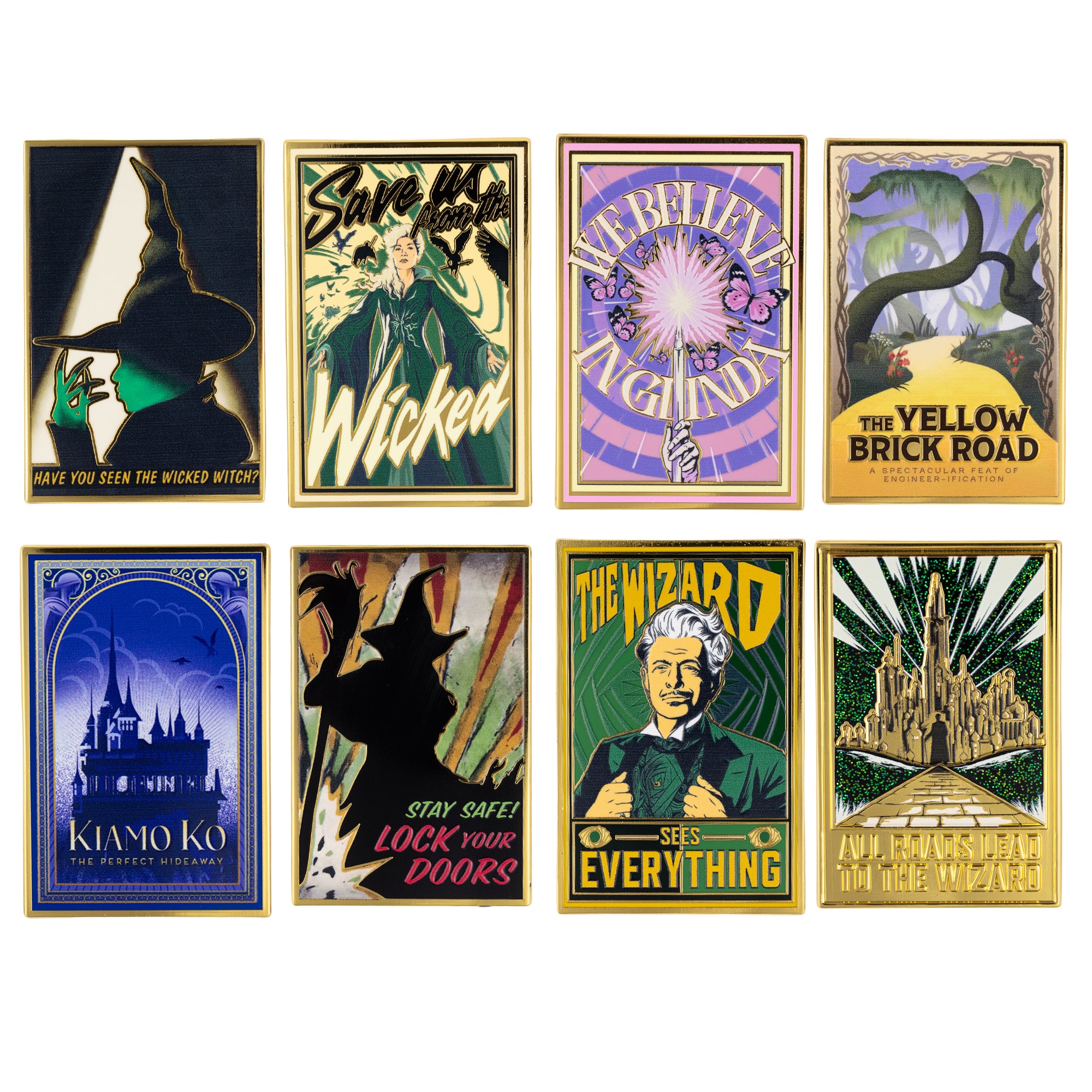 Universal Studios Wicked Movie Posters Mystery Jumbo Collectible Trading Pin