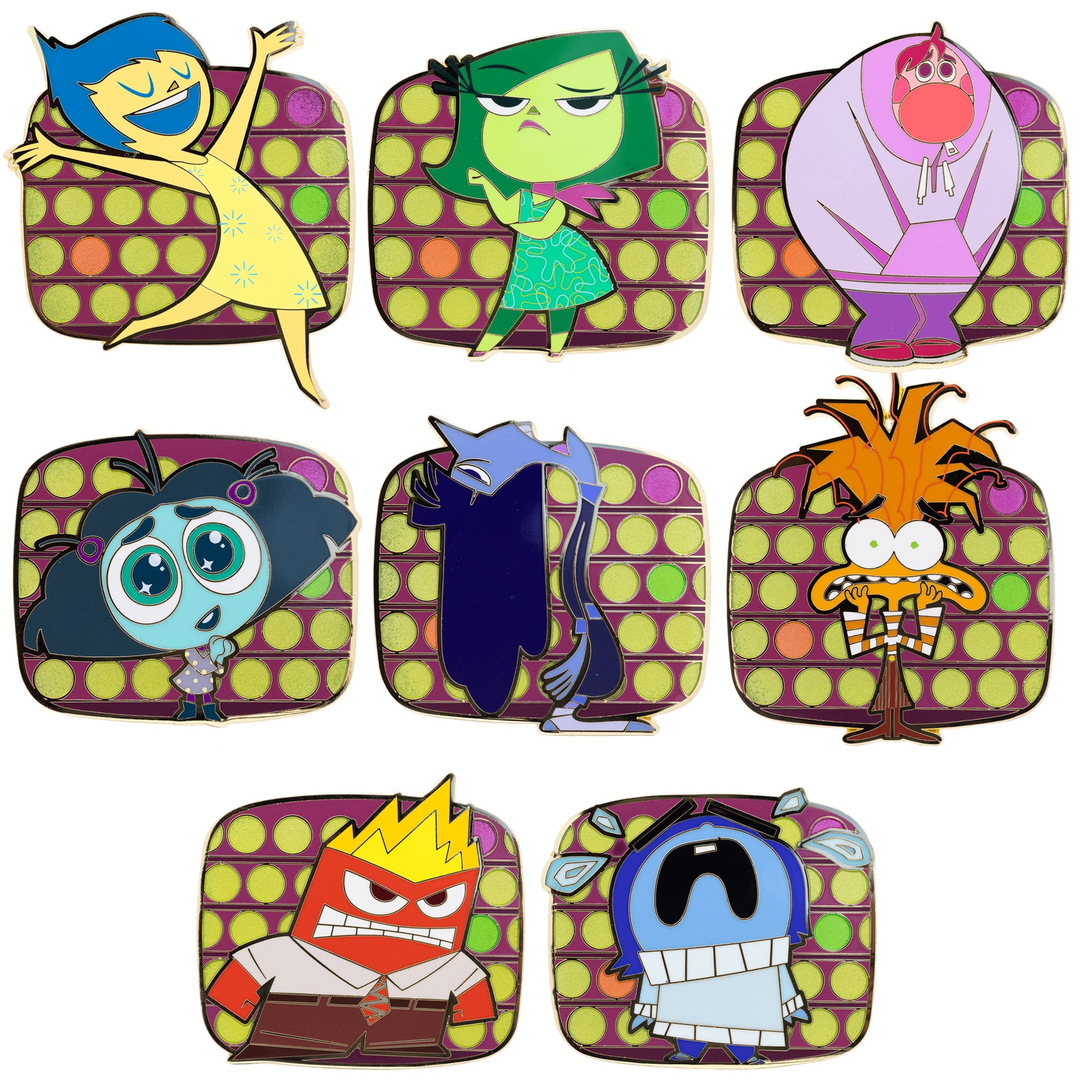 Pixar Wall of Emotions 2 Inside Out Mystery Jumbo Collectible Pin