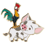 Disney Princess Moana Pue and Hei Hei Jumbo Collectible Trading Pin