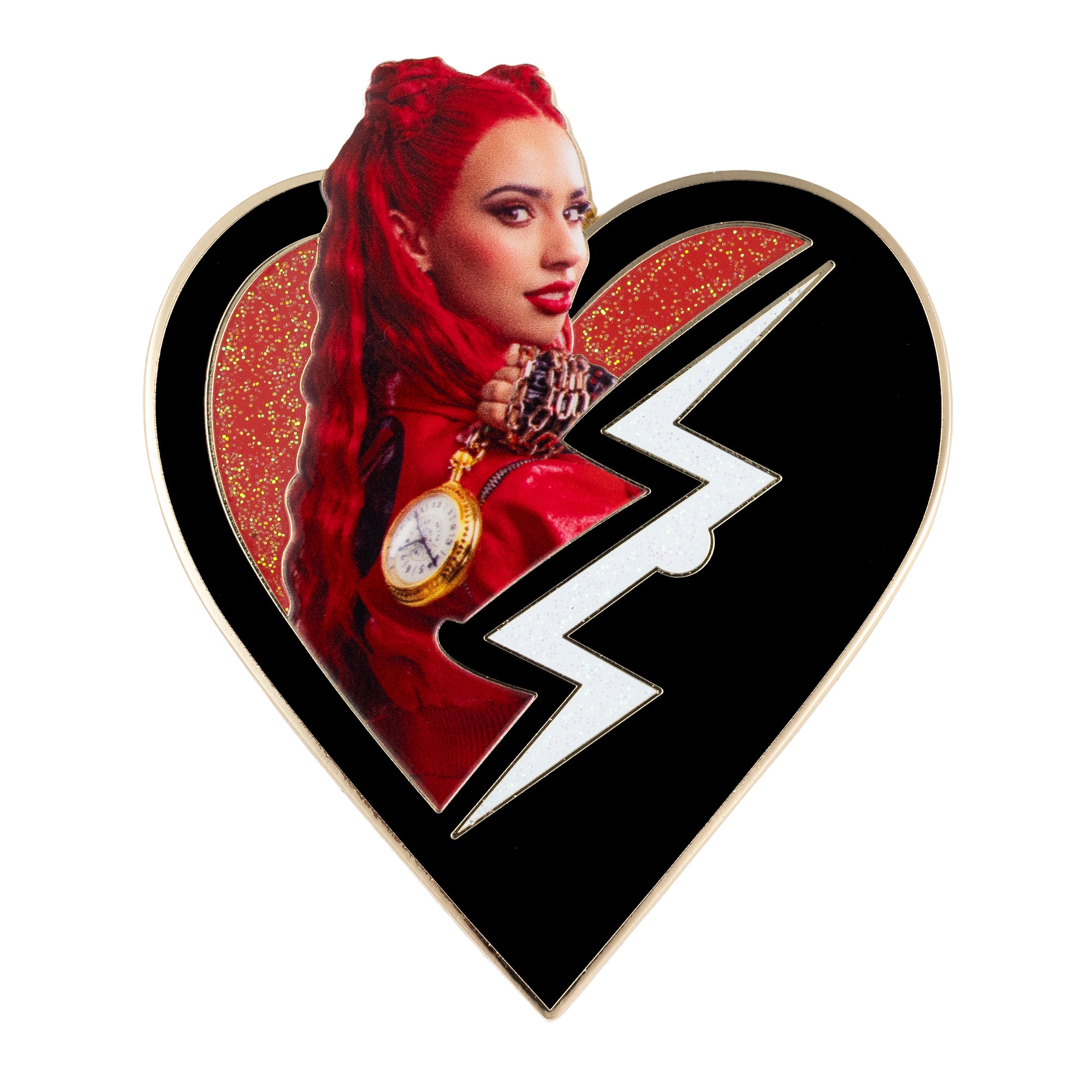 Disney Descendants The Rise of Red Heart Jumbo Trading Pin