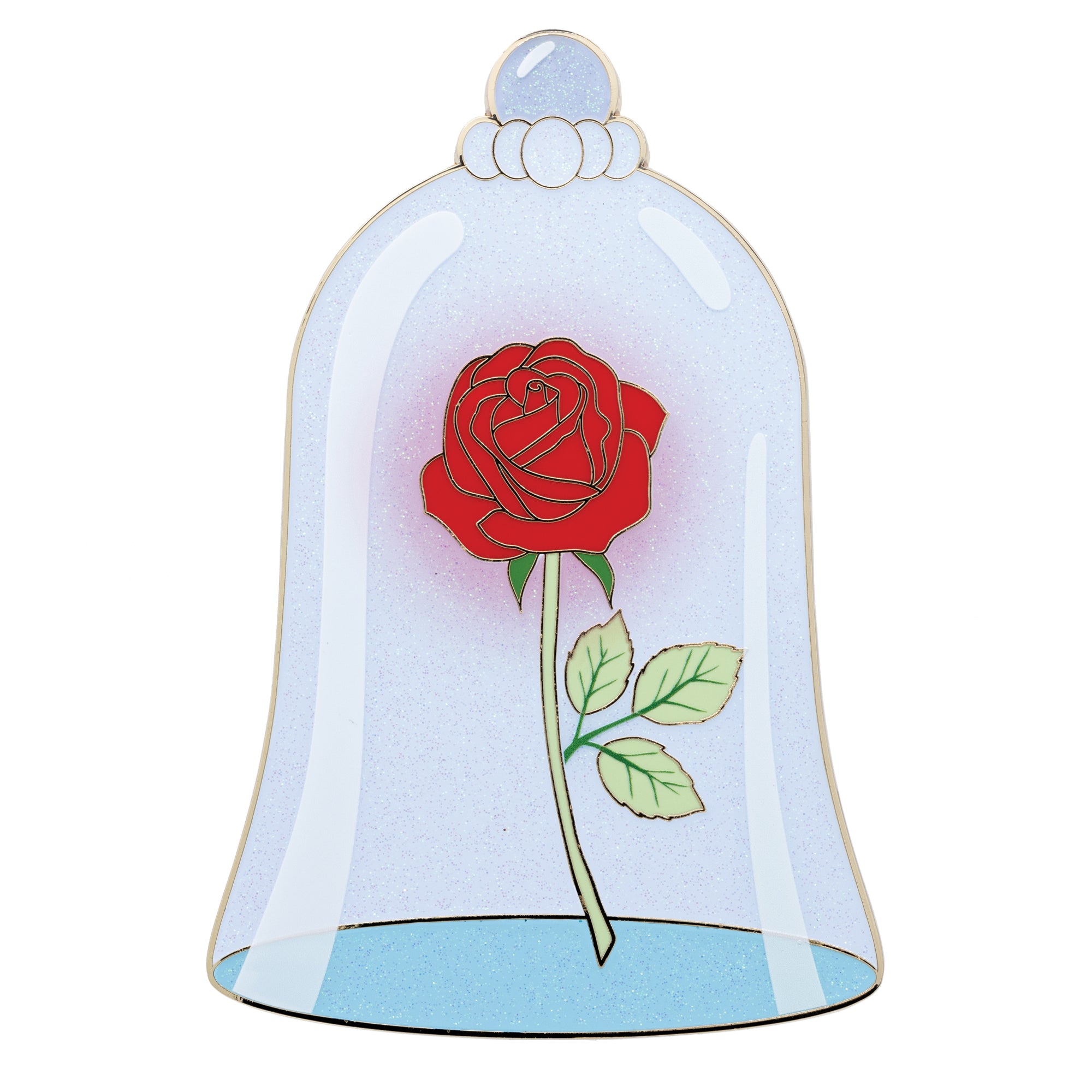 Disney Beauty and the Beast Enchanted Rose Jumbo Collectible Trading Pin