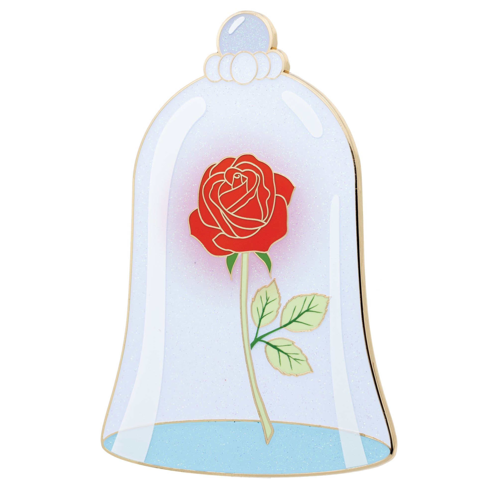 Disney Beauty and the Beast Enchanted Rose Jumbo Collectible Trading Pin