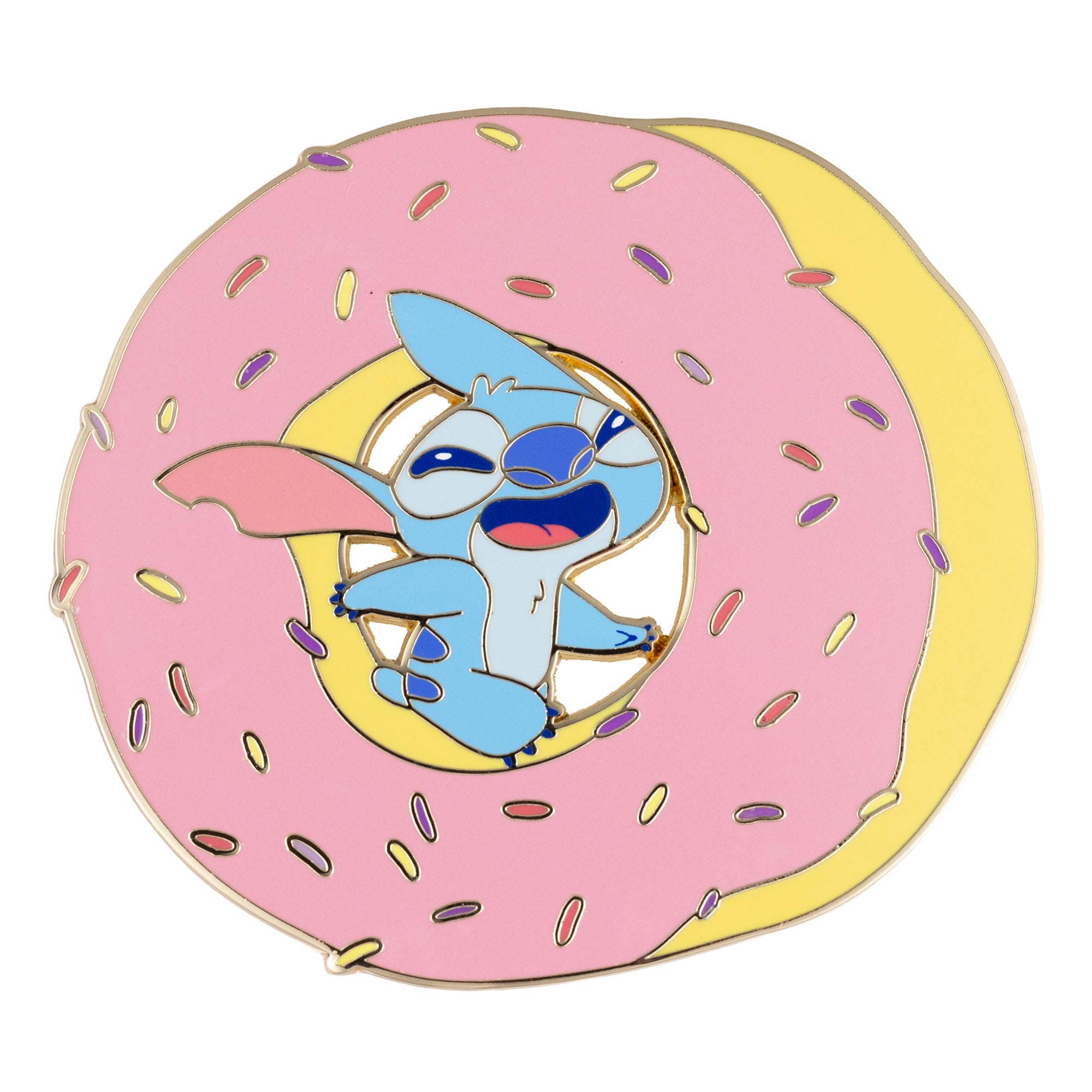 Disney Lilo and Stitch Donut Stitch Jumbo Collectible Pin