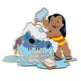 Disney Lilo and Stitch Bathtime Bubbles Jumbo Collectible Pin