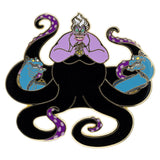 Disney Villains The Little Mermaid Ursula with Flotsam and Jetsam Jumbo Collectible Trading Pin