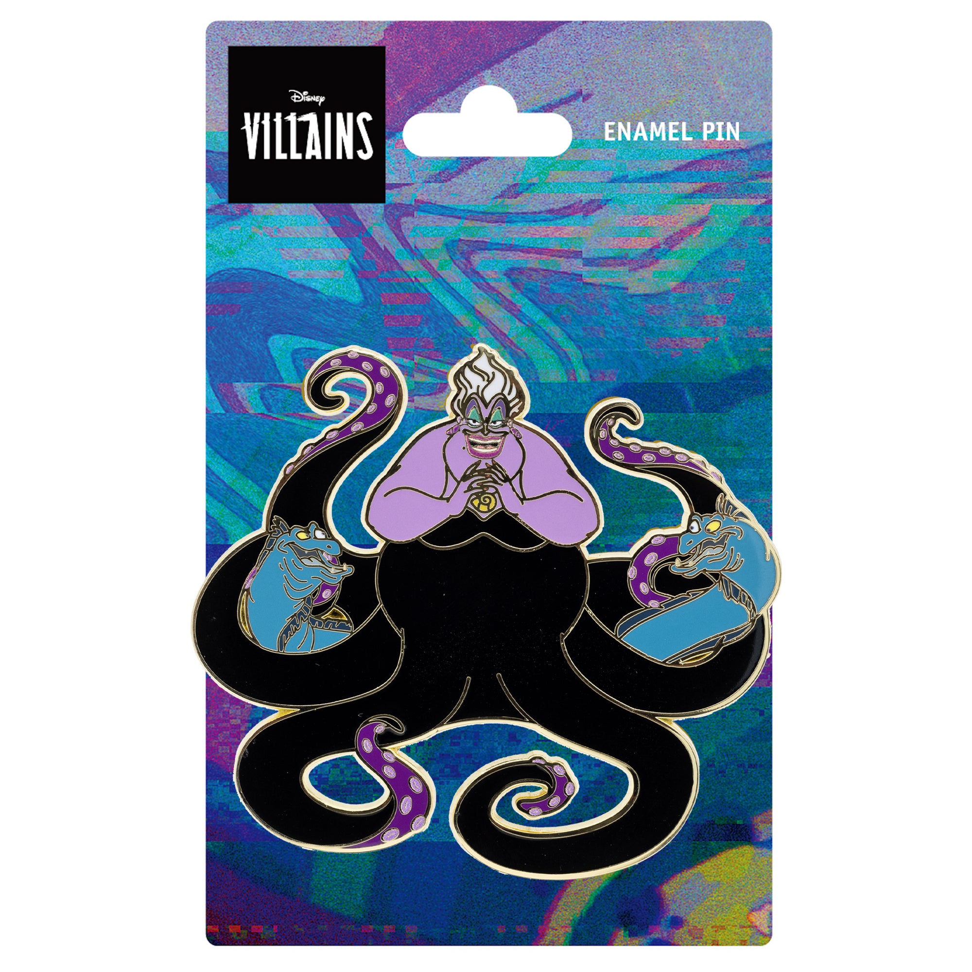 Disney Villains The Little Mermaid Ursula with Flotsam and Jetsam Jumbo Collectible Trading Pin