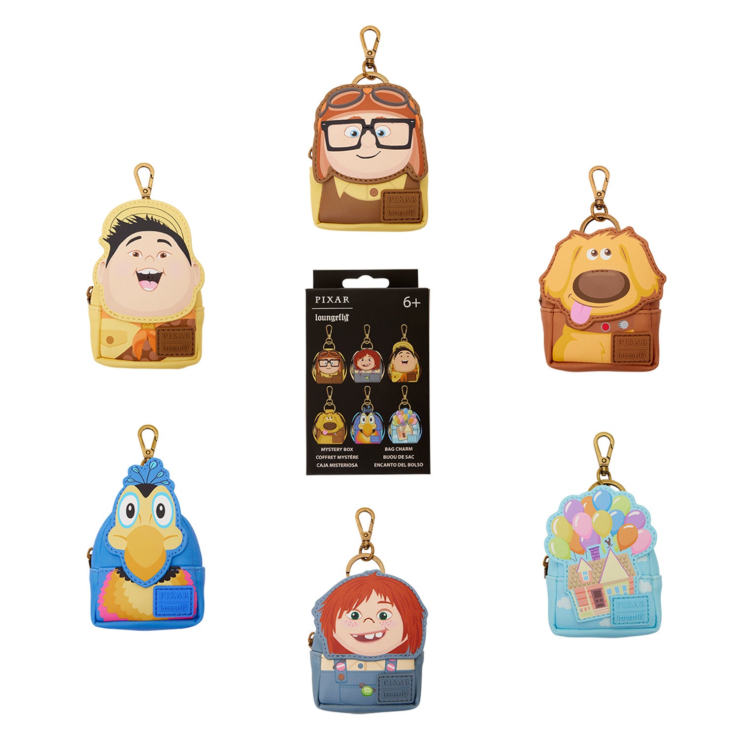 Disney Pixar Up Mystery Mini Backpack Keychain Charm