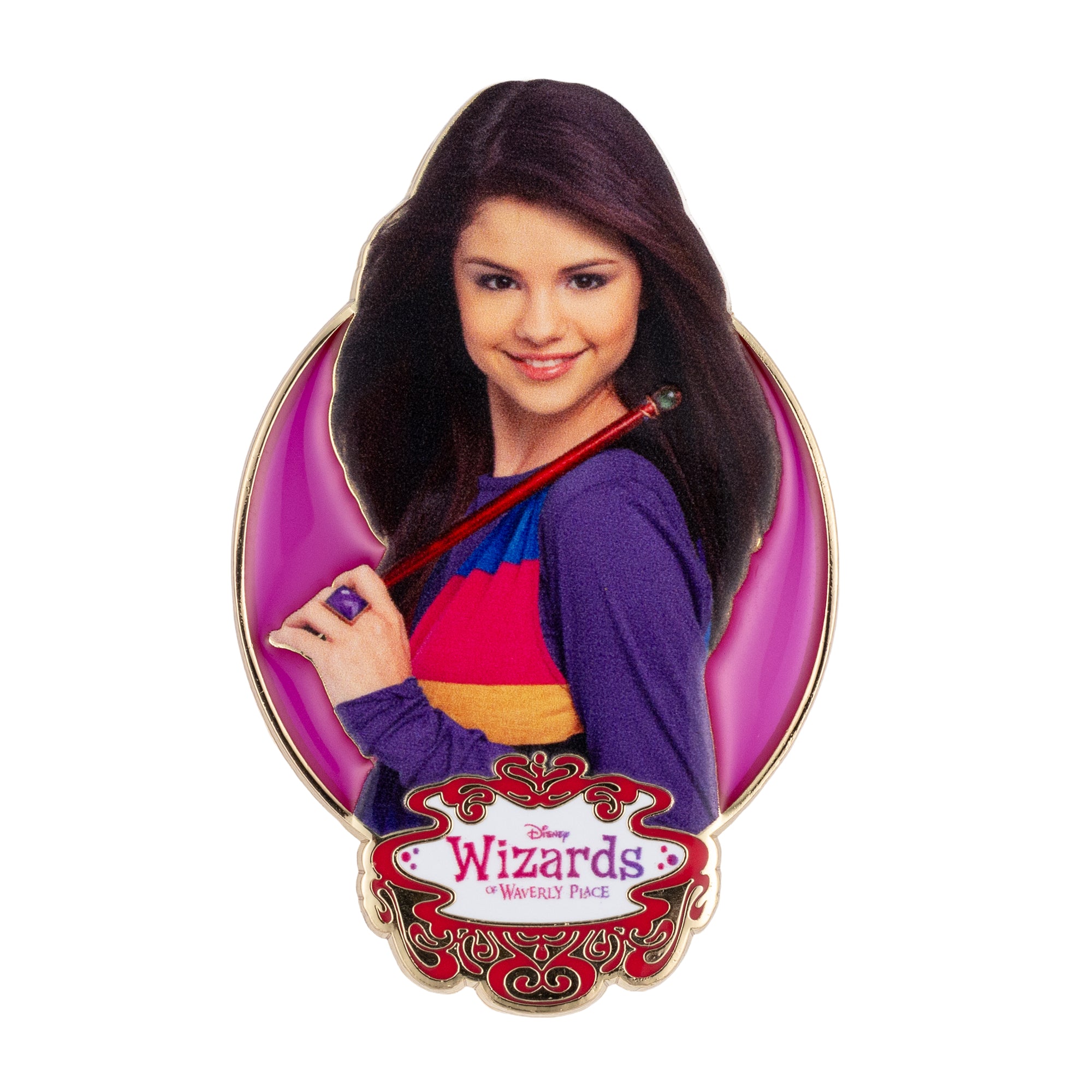 Disney Wizards of Waverly Place B Stained Glass Jumbo Collectible Pin