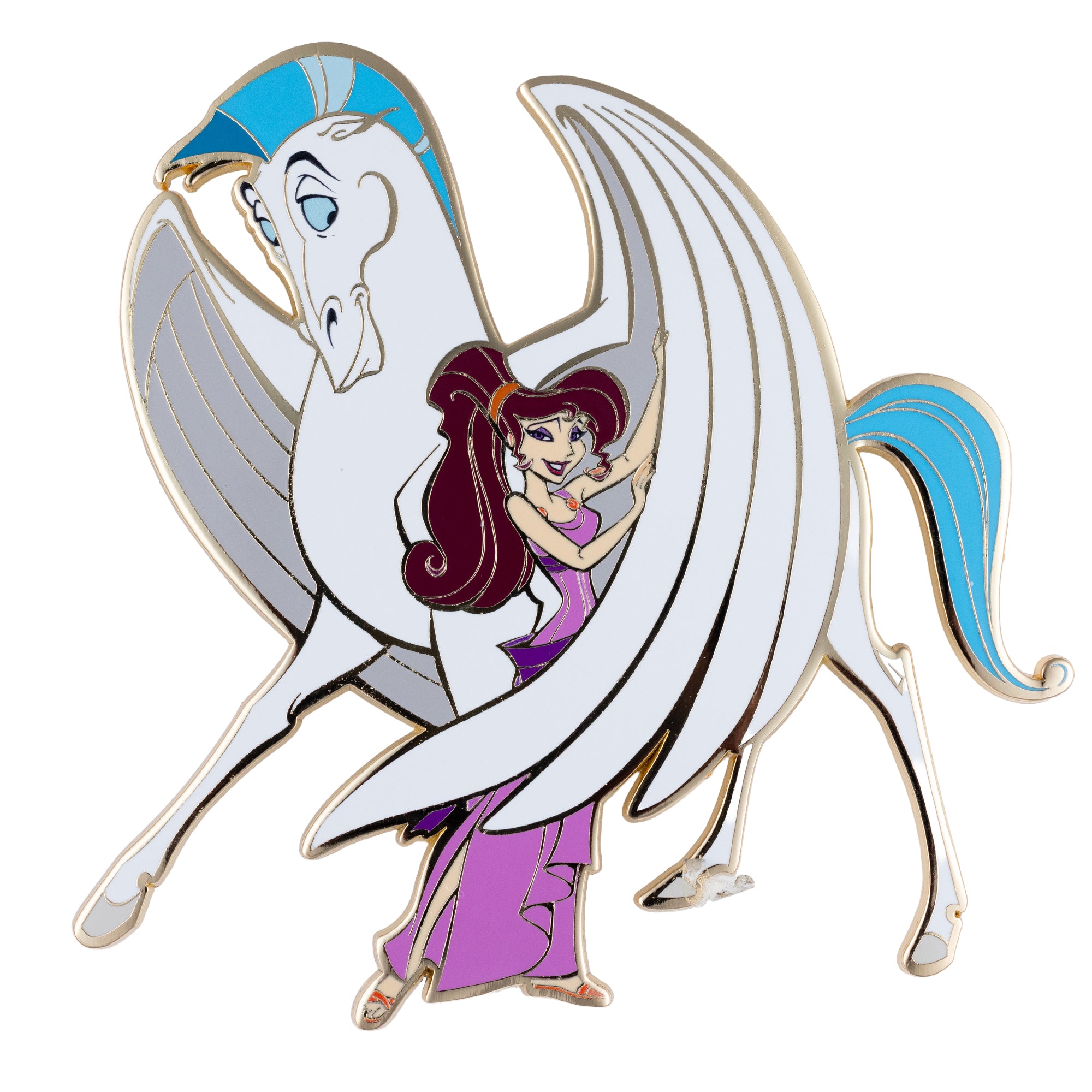 Disney Hercules Megara with Pegasus Ultra Jumbo Collectible Pin