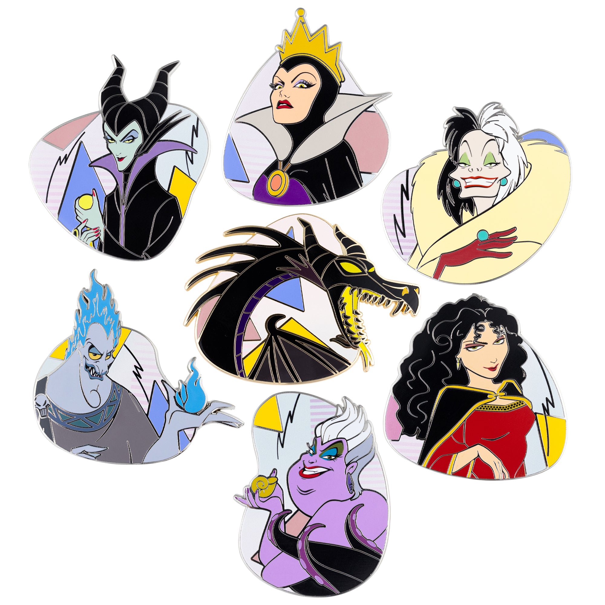 Disney Villains Rewind Mystery Jumbo Collectible Trading Pin