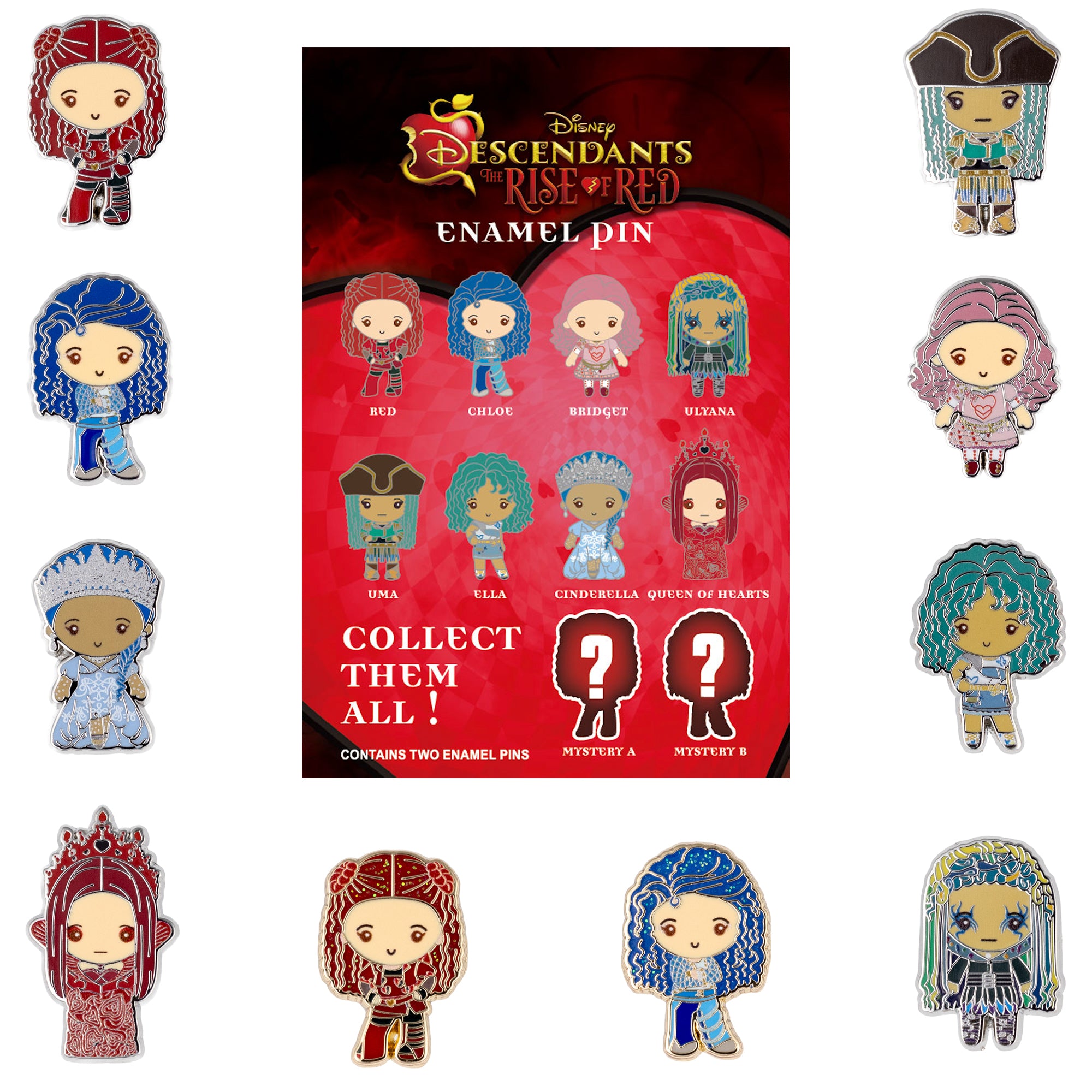 Disney Descendants Micro Mystery Collectible Pins